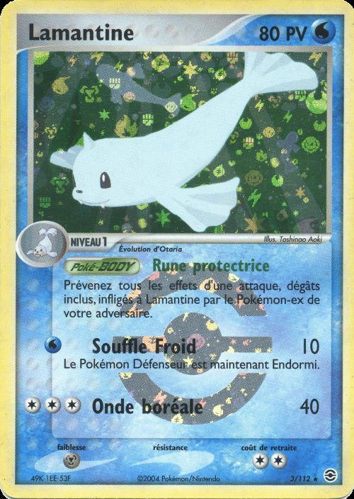 Carte Pokémon: Lamantine