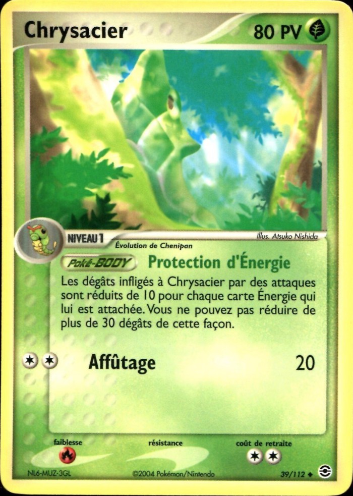 Carte Pokémon: Chrysacier