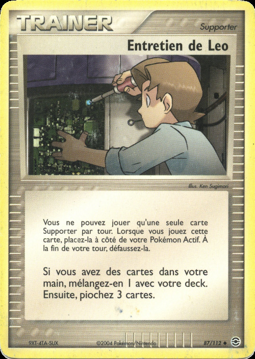 Carte Pokémon: Entretien de Leo