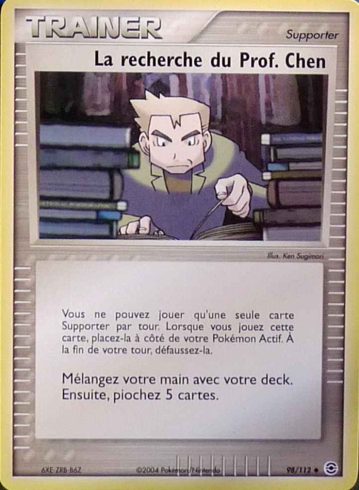 Carte Pokémon: La recherche du Prof. Chen