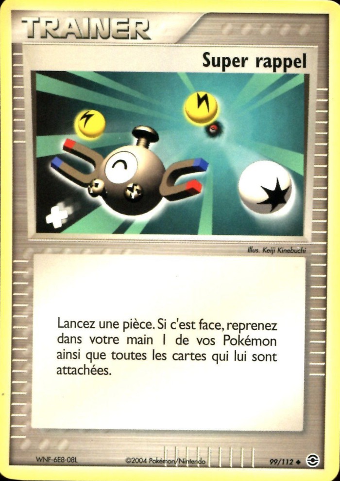 Carte Pokémon: Super rappel