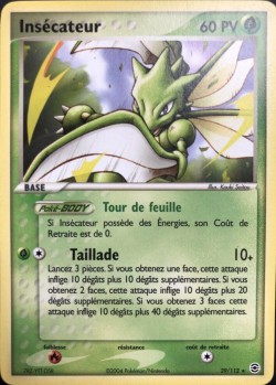 Carte Pokémon: Insécateur