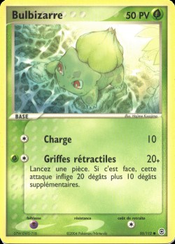 Carte Pokémon: Bulbizarre