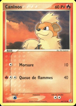 Carte Pokémon: Caninos