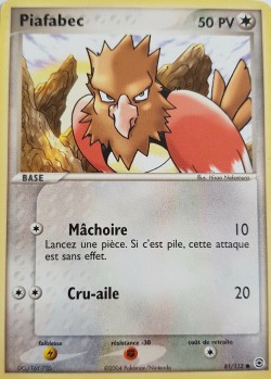 Carte Pokémon: Piafabec