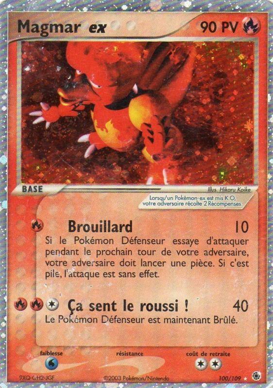 Carte Pokémon: Magmar ex