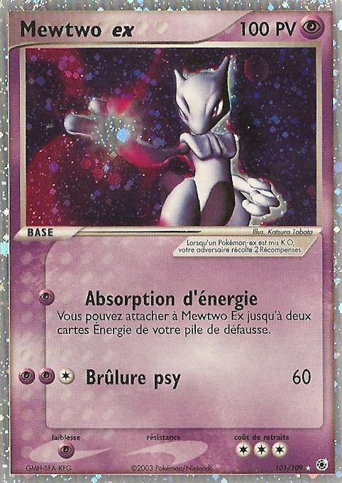 Carte Pokémon: Mewtwo ex