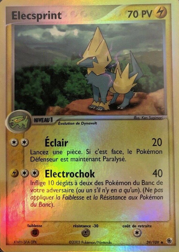 Carte Pokémon: Elecsprint