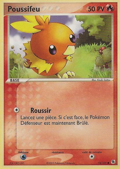 Carte Pokémon: Poussifeu