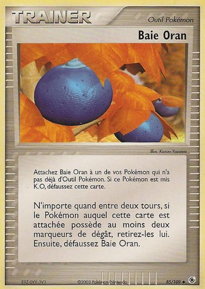 Carte Pokémon: Baie Oran