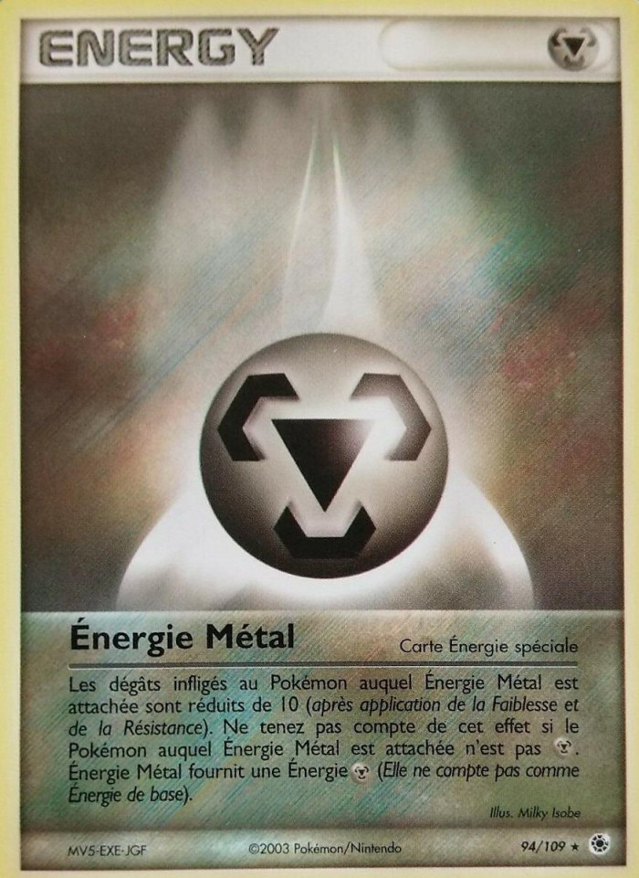 Carte Pokémon: Énergie Métal