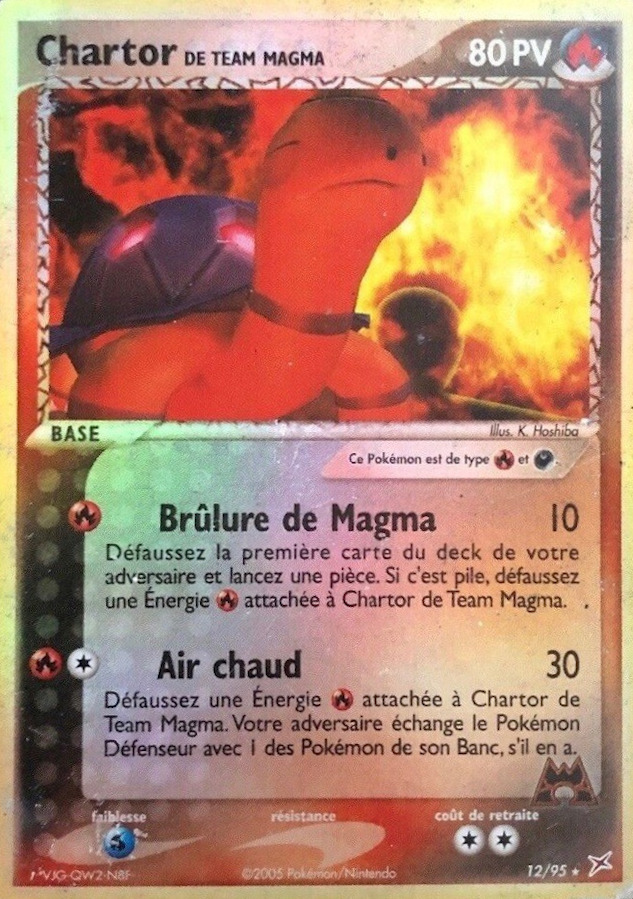 Carte Pokémon: Chartor de Team Magma