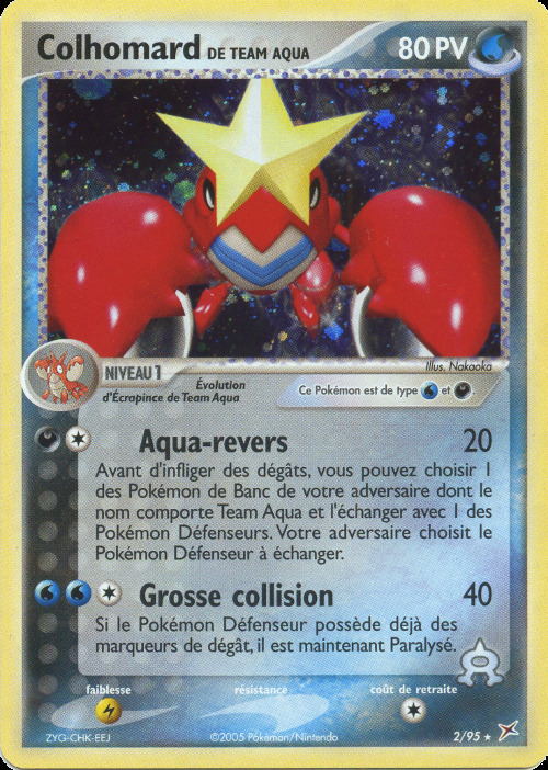 Carte Pokémon: Colhomard de Team Aqua