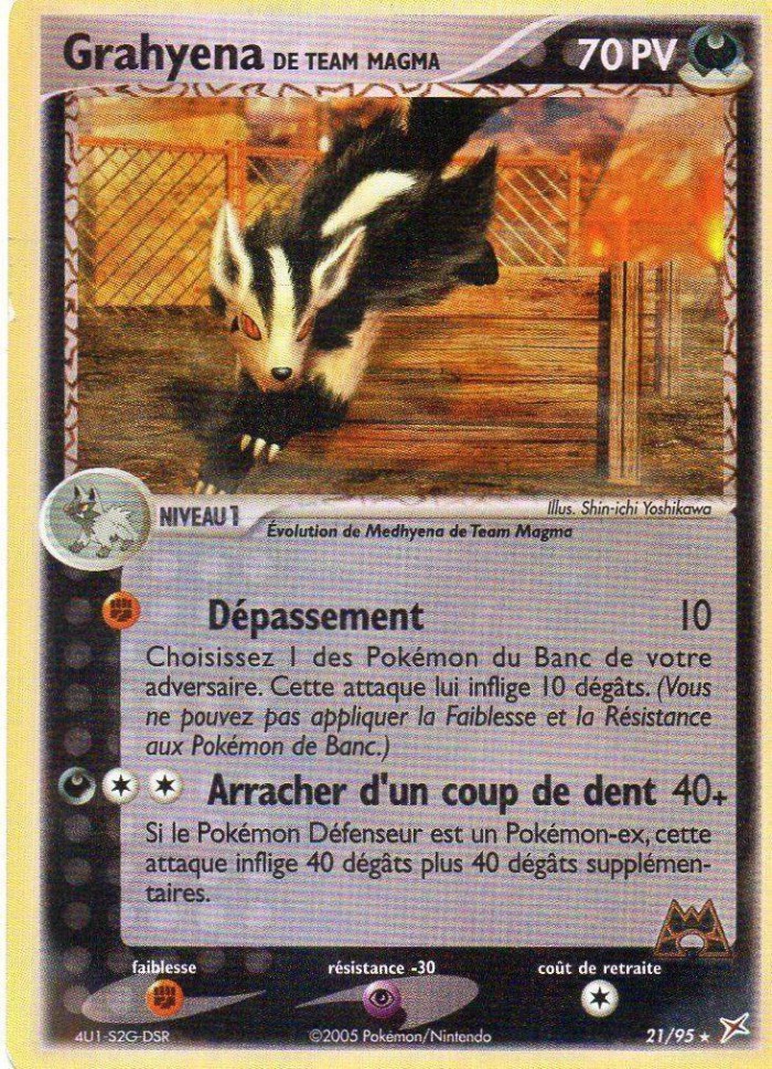 Carte Pokémon: Grahyena de Team Magma