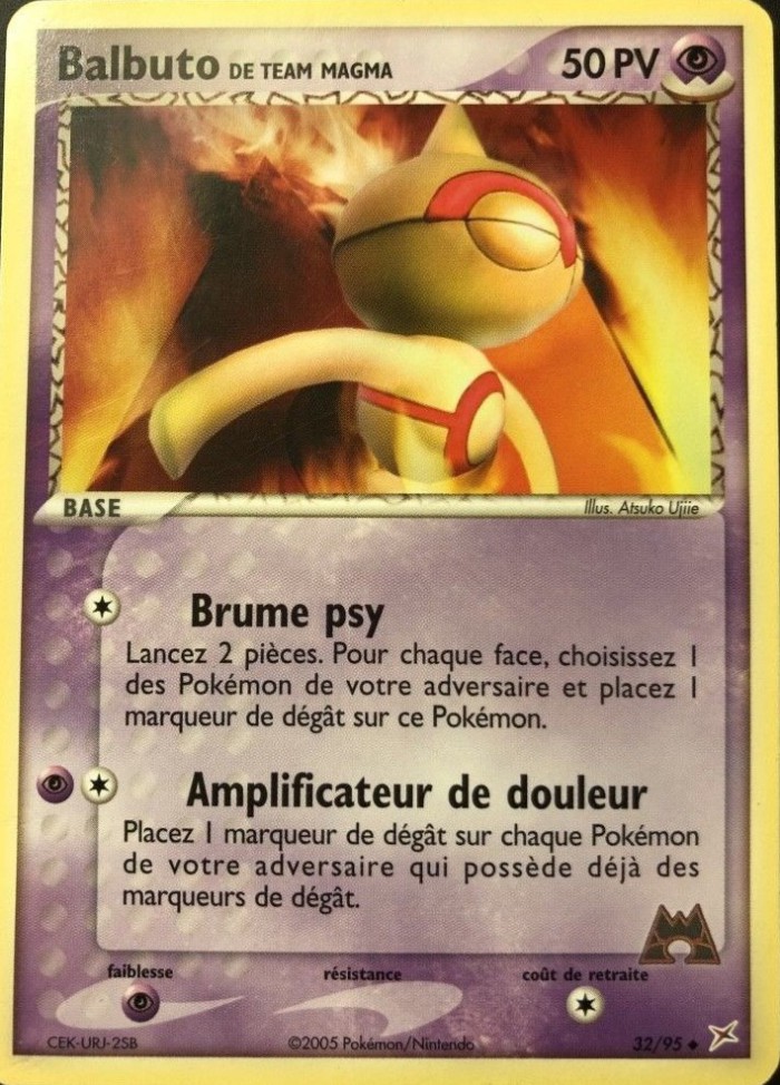 Carte Pokémon: Balbuto de Team Magma