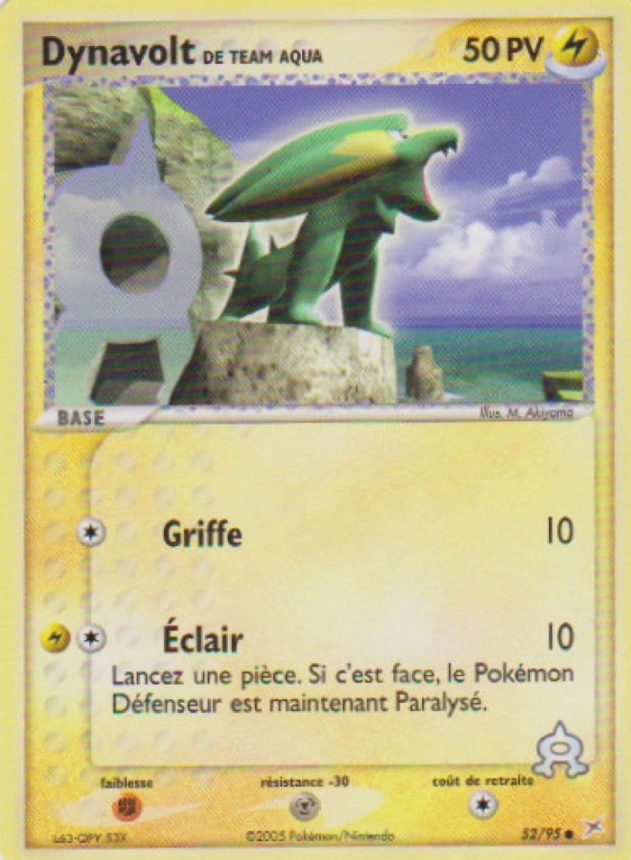 Carte Pokémon: Dynavolt de Team Aqua