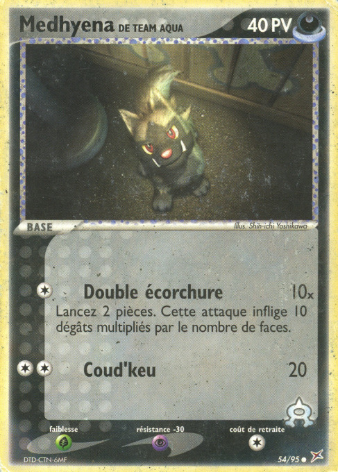 Carte Pokémon: Medhyena de Team Aqua