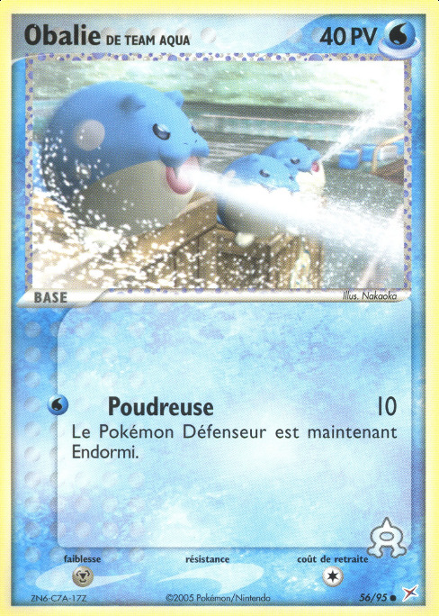 Carte Pokémon: Obalie de Team Aqua