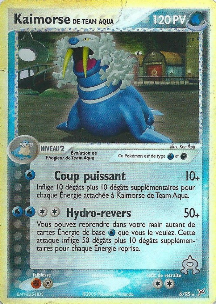 Carte Pokémon: Kaimorse de Team Aqua