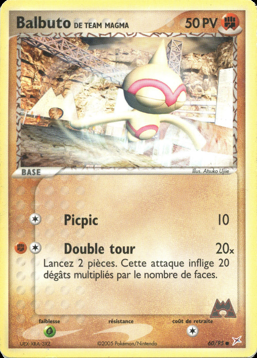 Carte Pokémon: Balbuto de Team Magma