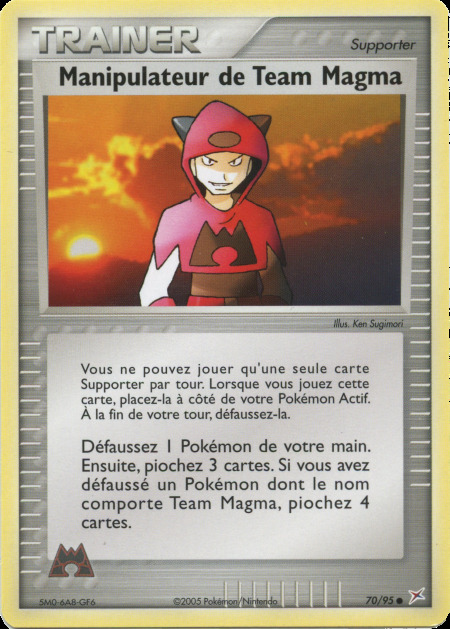 Carte Pokémon: Manipulateur de Team Magma