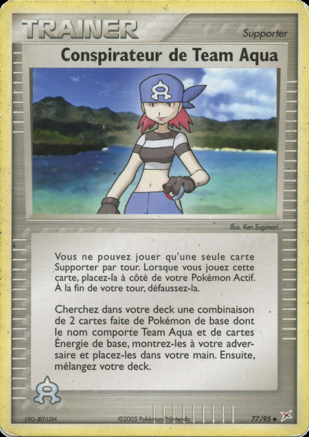 Carte Pokémon: Conspirateur de Team Aqua