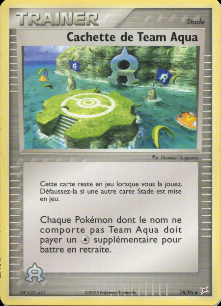 Carte Pokémon: Cachette de Team Aqua