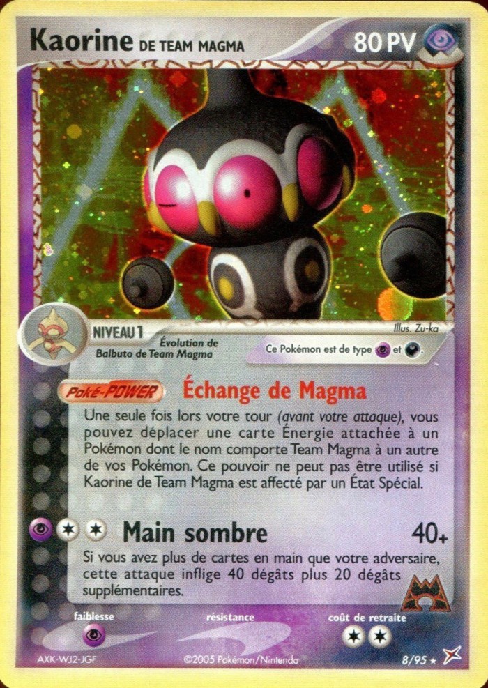 Carte Pokémon: Kaorine de Team Magma