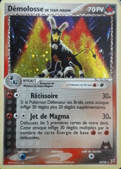 Carte Pokémon: Démolosse de Team Magma