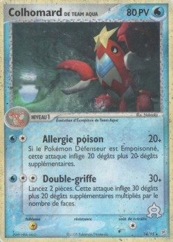 Carte Pokémon: Colhomard de Team Aqua