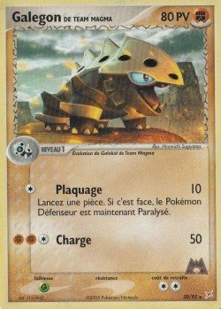 Carte Pokémon: Galegon de Team Magma