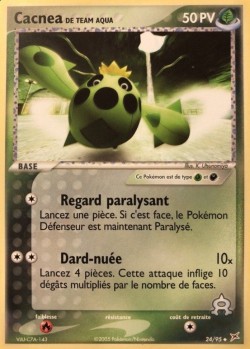 Carte Pokémon: Cacnea de Team Aqua