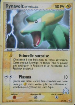 Carte Pokémon: Dynavolt de Team Aqua