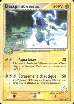 Carte Pokémon: Elecsprint de Team Aqua