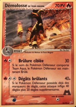 Carte Pokémon: Démolosse de Team Magma