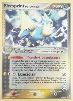 Carte Pokémon: Elecsprint de Team Aqua