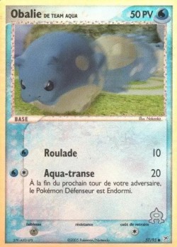 Carte Pokémon: Obalie de Team Aqua