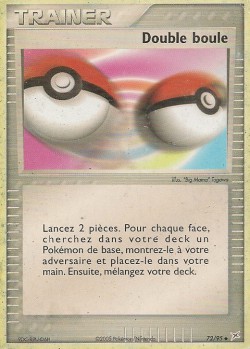 Carte Pokémon: Double boule