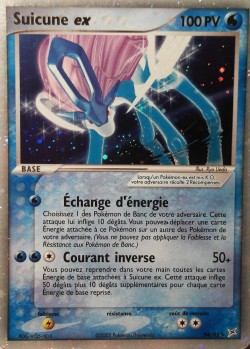 Carte Pokémon: Suicune ex