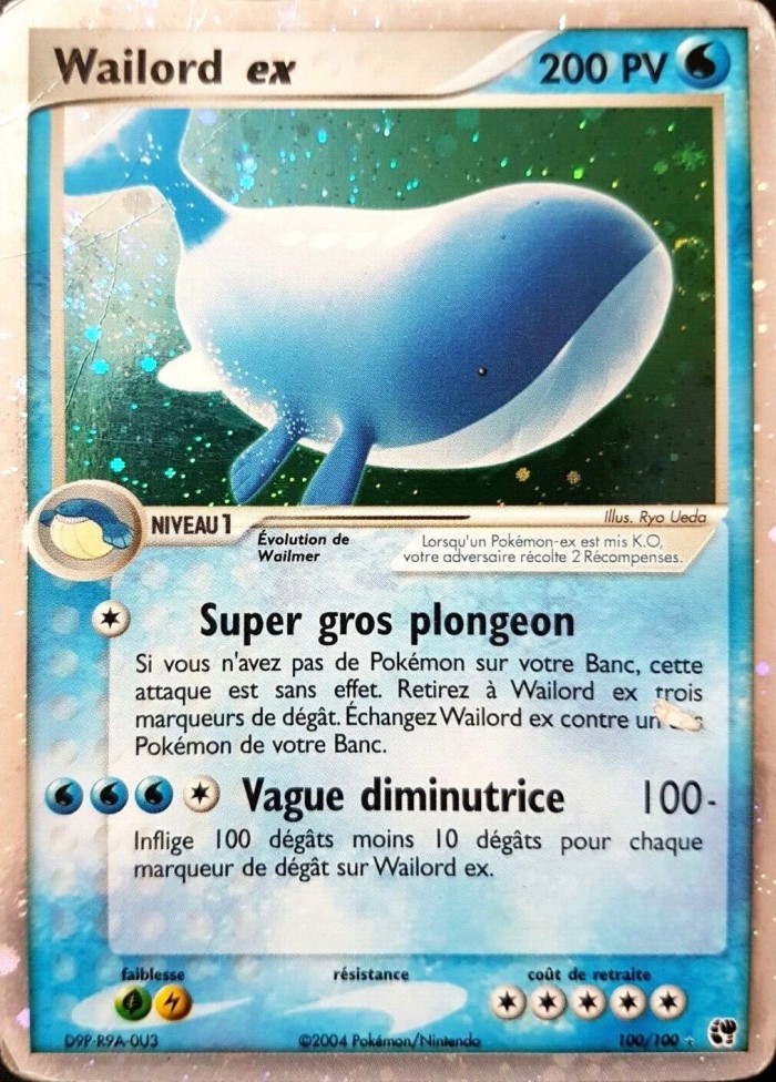 Carte Pokémon: Wailord ex