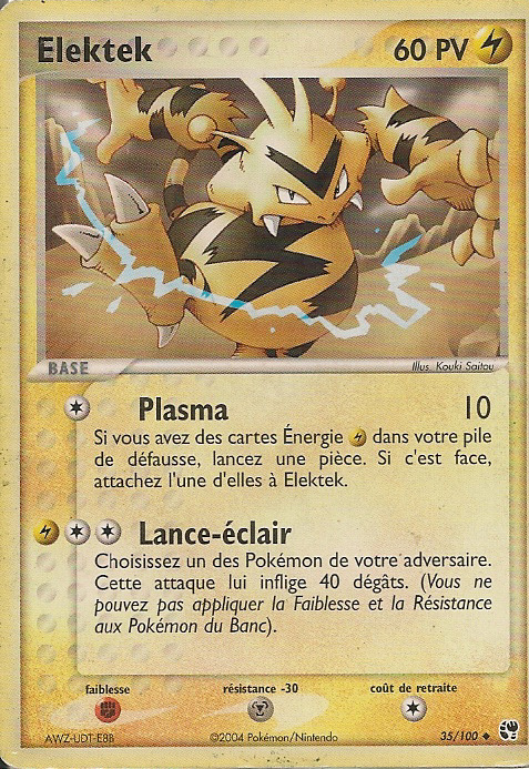 Carte Pokémon: Elektek