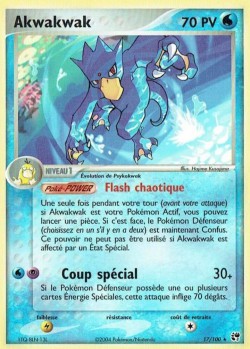 Carte Pokémon: Akwakwak