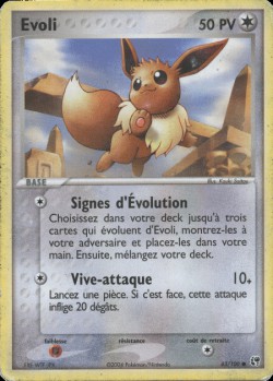 Carte Pokémon: Evoli