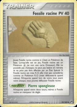 Carte Pokémon: Fossile racine