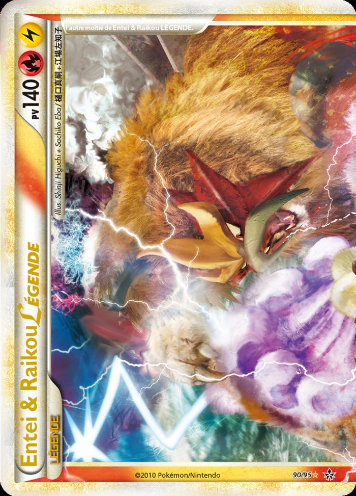 Carte Pokémon: Entei & Raikou LEGENDE