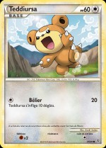 Carte Pokémon: Teddiursa