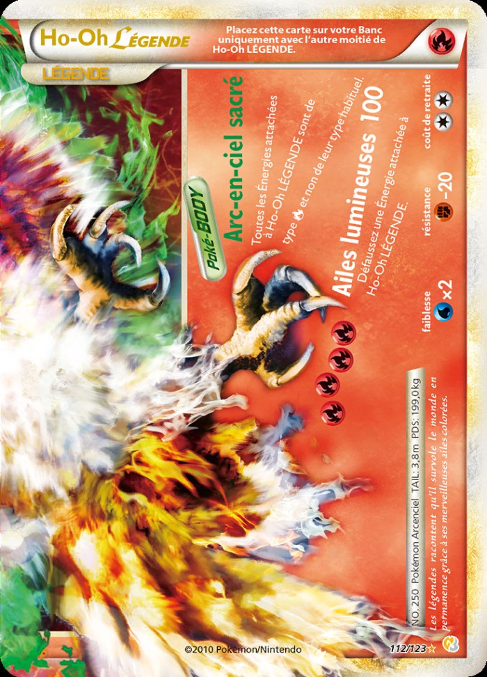 Carte Pokémon: Ho-Oh LEGENDE