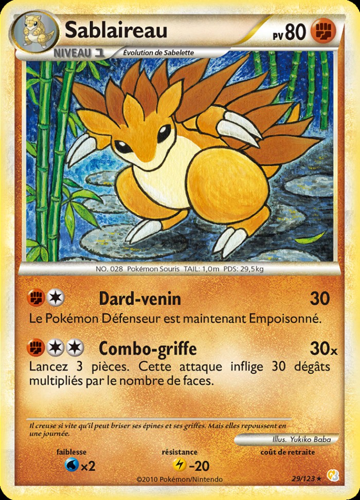 Carte Pokémon: Sablaireau