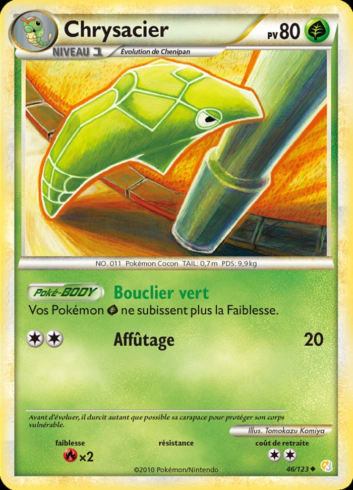 Carte Pokémon: Chrysacier