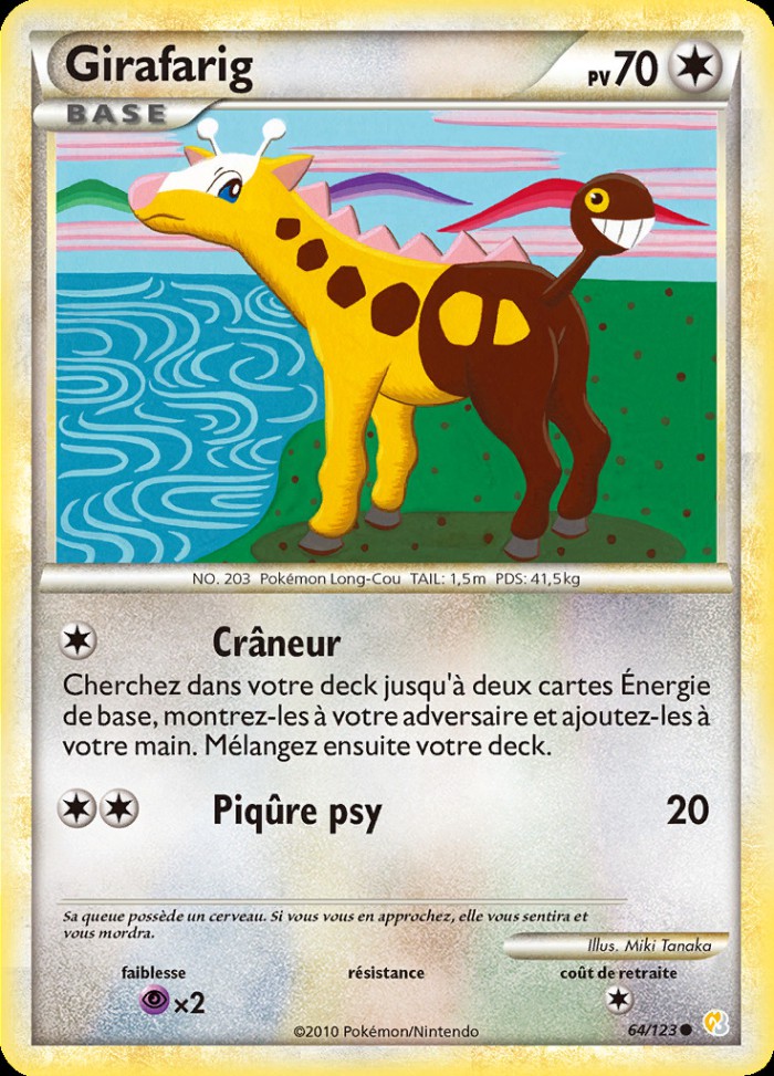 Carte Pokémon: Girafarig